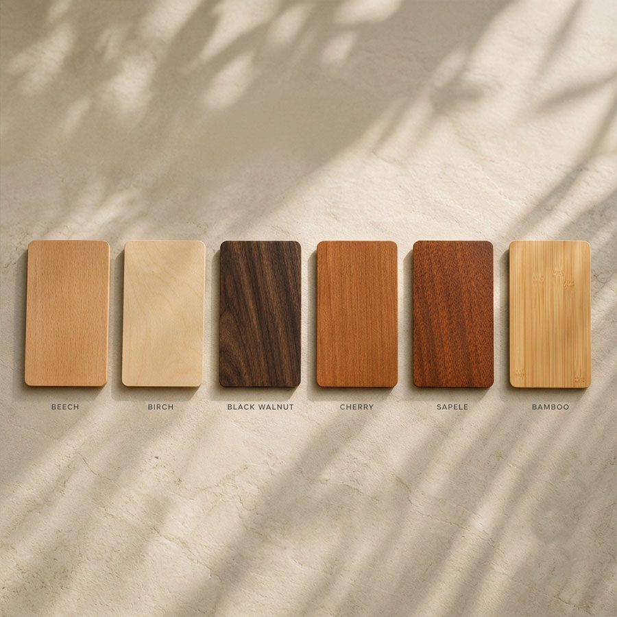 Wood & Bamboo cards